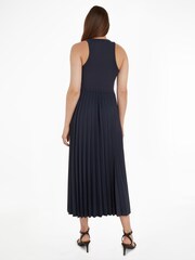 Tommy Hilfiger Blue Rib Tank Pleated Dress - Image 2 of 6