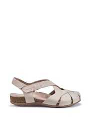 Hotter Natural Regular Fit Catskill II Touch-Fastening Sandals - Image 1 of 4