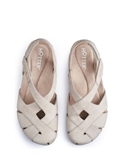 Hotter Natural Regular Fit Catskill II Touch-Fastening Sandals - Image 3 of 4