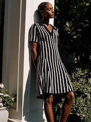 Tommy Hilfiger Blue Cable Polo Dress - Image 1 of 5