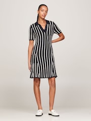 Tommy Hilfiger Blue Cable Polo Dress - Image 2 of 5