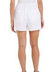 Tommy Hilfiger White Casual Linen Shorts - Image 2 of 5