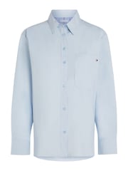 Tommy Hilfiger Blue Easy Fit Cotton Shirt - Image 4 of 6