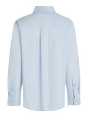 Tommy Hilfiger Blue Easy Fit Cotton Shirt - Image 5 of 6