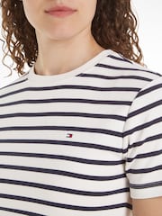 Tommy Hilfiger Black/White Slim Fit 100% Cotton Cody T-Shirt - Image 3 of 6