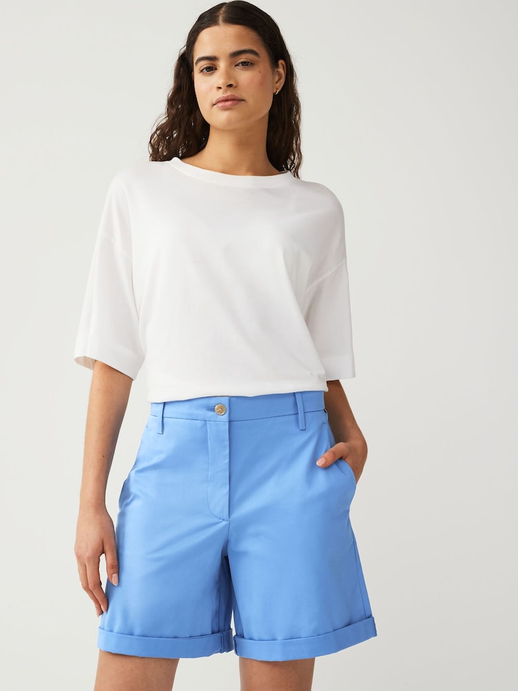 Tommy Hilfiger Blue Chino Shorts - Image 1 of 4