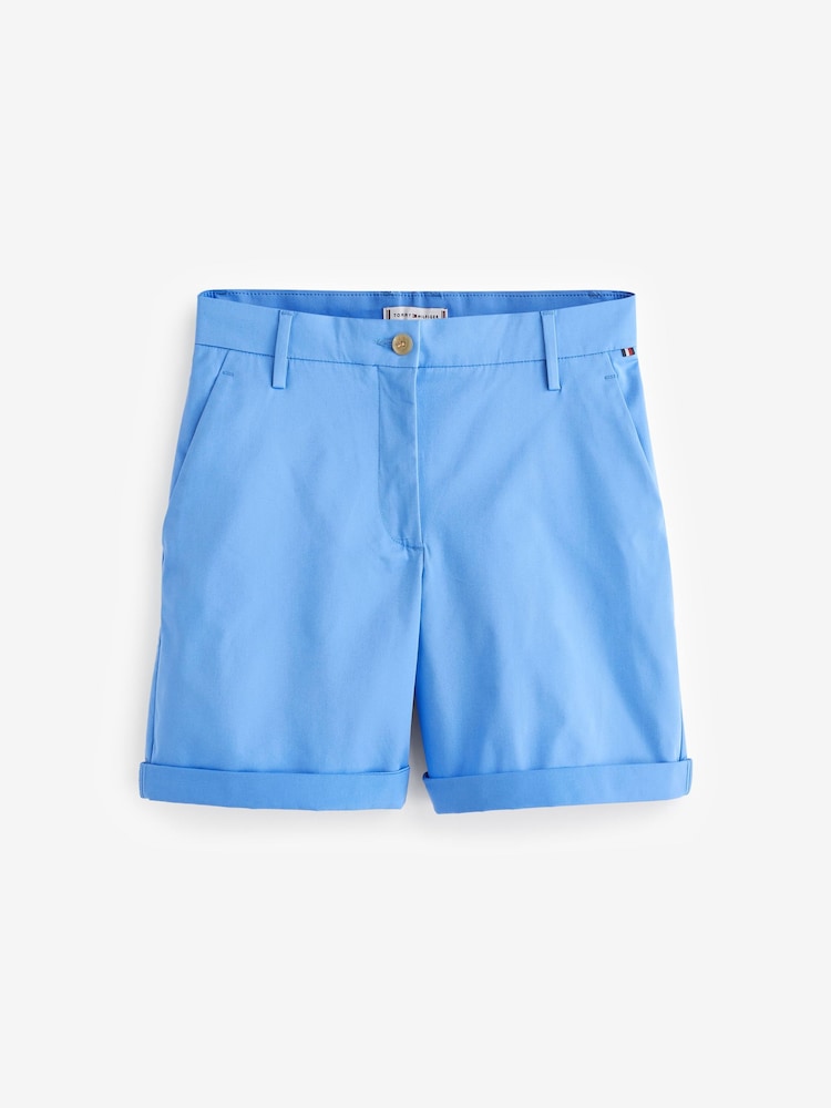 Tommy Hilfiger Blue Chino Shorts - Image 4 of 4 Tommy Hilfiger Blue Chino Shorts - Image 4 of 4