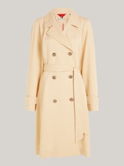 Tommy Hilfiger Brown TENCEL™ Blend Trench Coat - Image 5 of 5