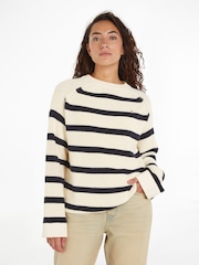 Tommy Hilfiger Blue Cardi Stitch Sweater - Image 1 of 7