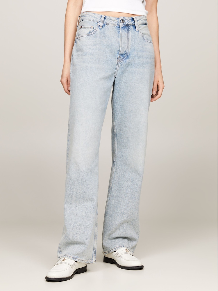 Tommy Hilfiger Blue Eli Loose Straight Fit Jeans - Image 1 of 6