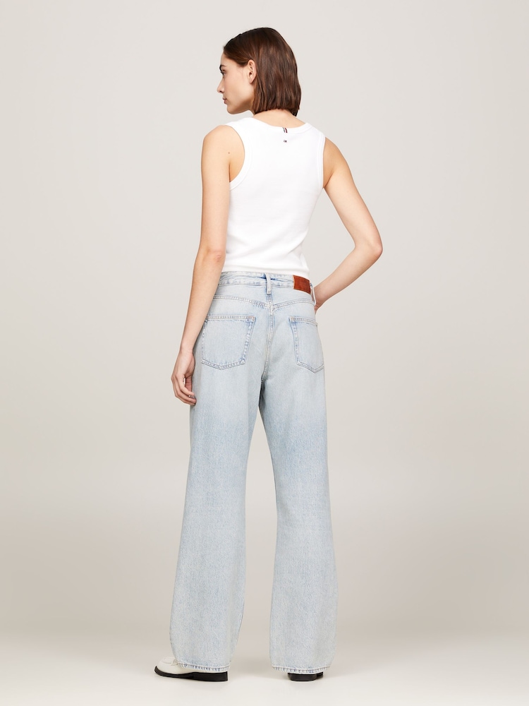 Tommy Hilfiger Blue Eli Loose Straight Fit Jeans - Image 2 of 6