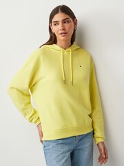 Tommy Hilfiger Yellow 100% Cotton Logo Flag Hoodie - Image 1 of 4