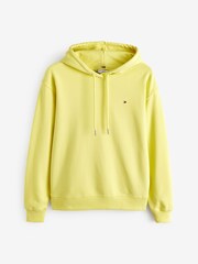 Tommy Hilfiger Yellow 100% Cotton Logo Flag Hoodie - Image 4 of 4