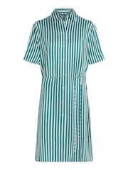 Tommy Hilfiger Stripe Midi Shirt Dress - Image 4 of 6