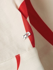 Tommy Hilfiger Cream Ribbon Print Relaxed Shirt - Image 4 of 6