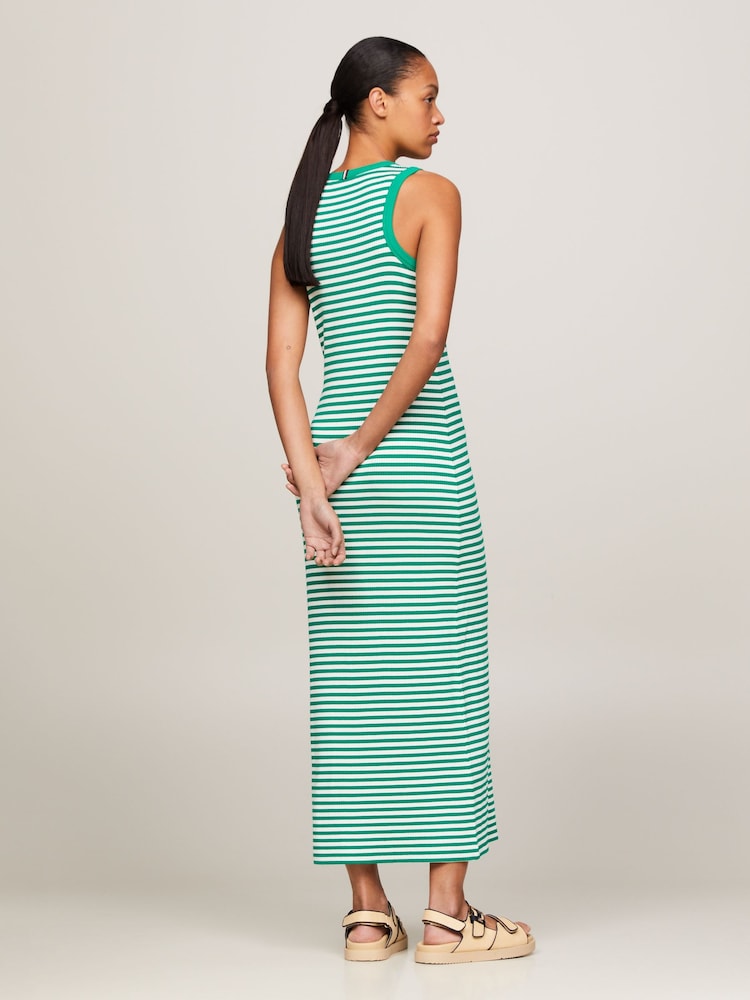 Tommy Hilfiger Slim Stretch White Midi Dress - Image 2 of 5 Tommy Hilfiger Slim Stretch White Midi Dress - Image 2 of 5