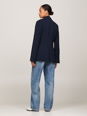 Tommy Hilfiger Blue Slim Fit Gold Button Blazer - Image 4 of 6