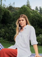 Tommy Hilfiger Cotton Easy Fit White Shirt - Image 1 of 5