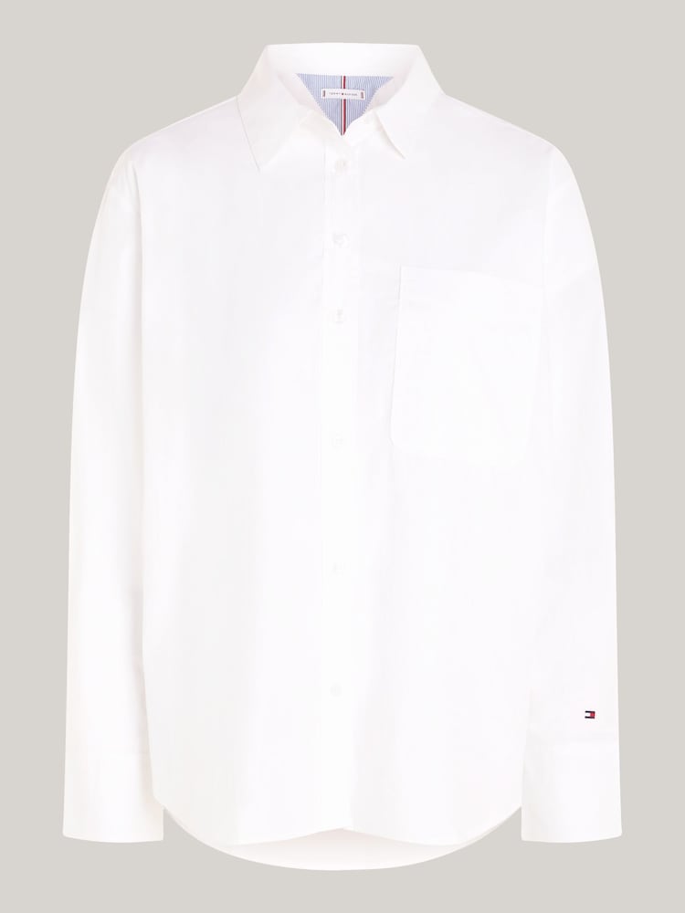 Tommy Hilfiger Cotton Easy Fit White Shirt - Image 5 of 5