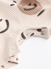 Neutral Happy Baby Jersey 100% Cotton Rompers 3 Pack - Image 12 of 13