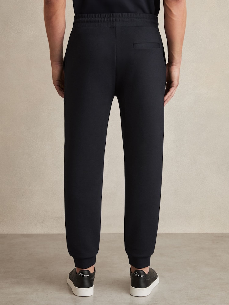 Marineblau/blau - Reiss Premier Jogginghose aus Jersey mit Kordelzug​​​​​​​ - Image 5 of 6