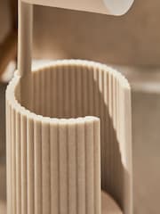 Natural Rib Toilet Roll Holder - Image 2 of 4