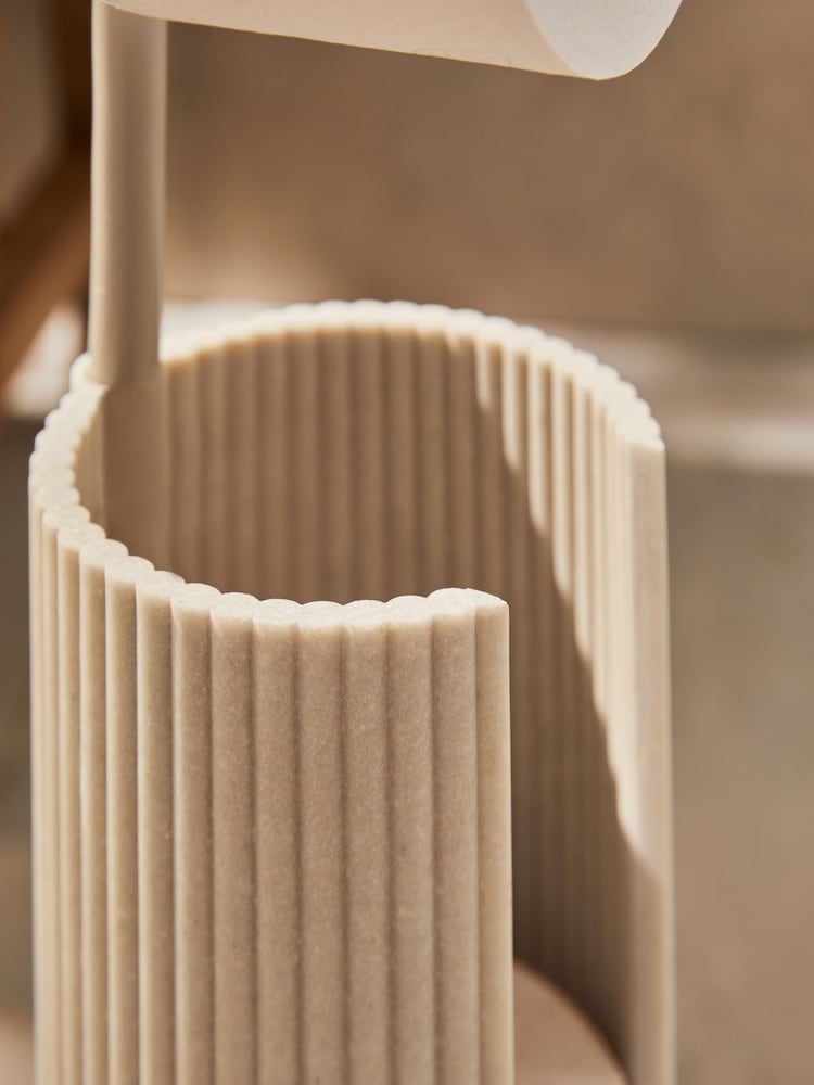 Natural Rib Toilet Roll Holder - Image 2 of 4