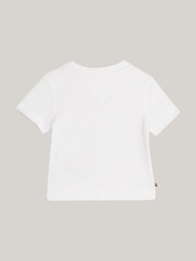 Tommy Hilfiger White Logo Baby T-Shirt - Image 2 of 3