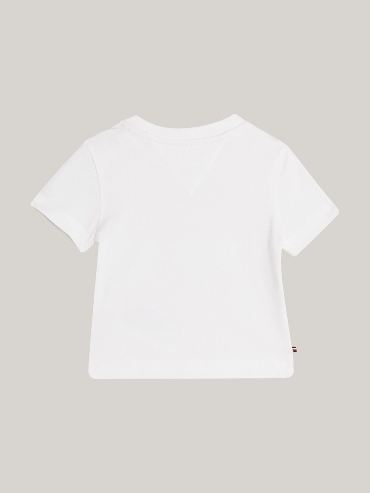 Tommy Hilfiger White Logo Baby T-Shirt - Image 2 of 3