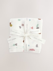 Shapes Baby Muslins 100% Cotton Cloths 4 Pack - Image 2 of 7