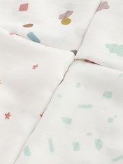 Shapes Baby Muslins 100% Cotton Cloths 4 Pack - Image 7 of 7