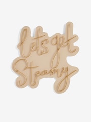 Panneau mural en fil de fer "Lets Get Steamy - Image 4 of 6