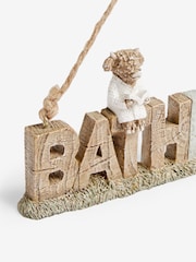 Natural Hamish Bathroom Sign - Image 4 of 5