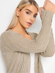 M&Co Natural Crochet Cardigan - Image 4 of 4
