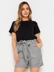 M&Co Grey Petite Cargo Shorts - Image 1 of 8