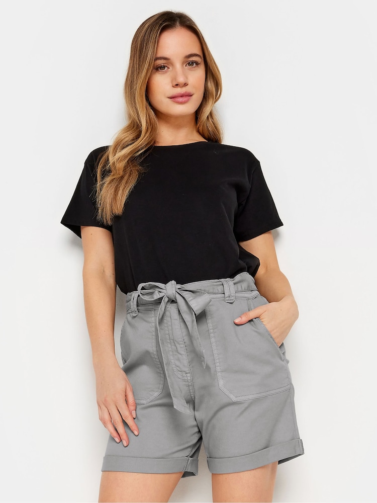 M&Co Grey Petite Cargo Shorts - Image 1 of 8
