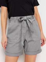 M&Co Grey Petite Cargo Shorts - Image 4 of 8