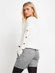 M&Co Grey Petite Cargo Shorts - Image 7 of 8