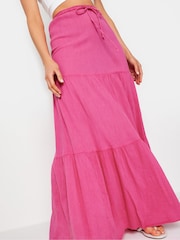 Pink - Long Tall Sally Gestufter Maxirock mit Acid-Waschung - Bild 4 von 4