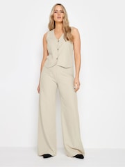 Long Tall Sally Natural Cotton Linen Waistcoat - Image 2 of 4