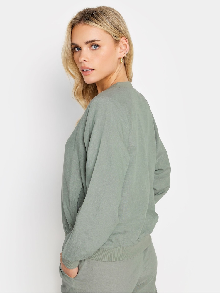 Verde - PixieGirl Petite Lenjerie de pat Bomber Jachetă - Image 3 of 4