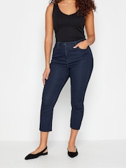 M&Co Mid Blue Mid Wash Crop Jeans - Image 1 of 5