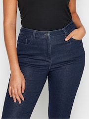 M&Co Mid Blue Mid Wash Crop Jeans - Image 4 of 5