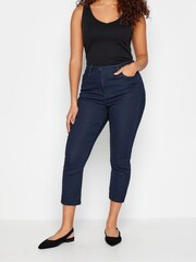 M&Co Blue Petite Cropped Jeans - Image 1 of 5