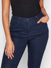M&Co Blue Petite Cropped Jeans - Image 4 of 5
