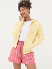 FatFace Amy Yellow Zip Through Hoodie - Image 1 of 1