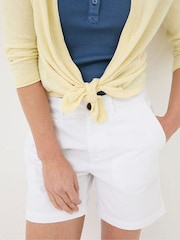 FatFace Yellow Tie Front Cardigan - Image 3 of 5