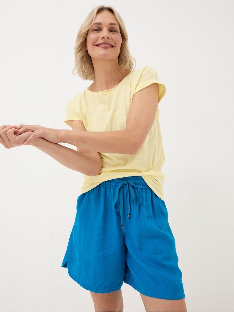 FatFace Ivy Yellow T-Shirt - Image 1 of 5 FatFace Ivy Yellow T-Shirt - Image 1 of 5