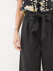 FatFace Mina Black Cropped Trousers - Image 4 of 5