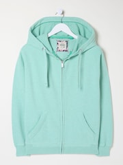 FatFace Amy Green Zip Through Hoodie - Image 6 of 6